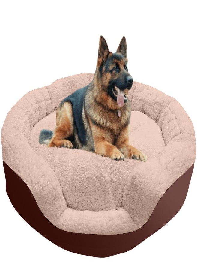 DRILLY Cloud-Soft Fur 4XL (Length=125* Width=95* Height=20 cm) Dog Bed for German Shepherd Washable-Orthopedic Breed | Giant Human Dog Bed__ (4XL) - Image 1